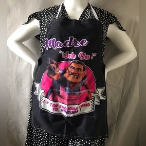 Apron Mexican artisan. Mandil Mexicano artesanal mama. Coco